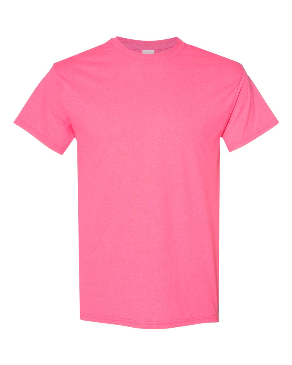 T-Shirt en Coton Épais, 3TG, Rose Sécurité