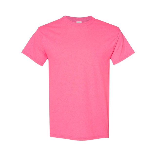 Heavy Cotton T-Shirt, 3XL, Safety Pink