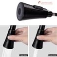 thumbnail image 4 of Pull-Down Kitchen Faucets, Single-Handle High Arc Sprayer Kitchen Sink Faucet, 4 of 5