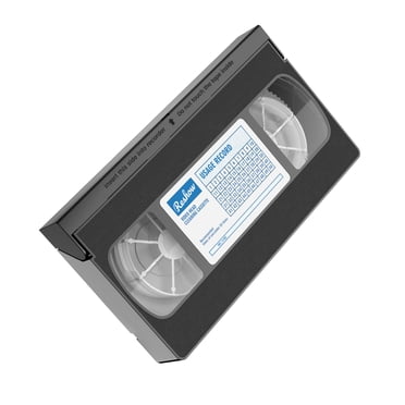 Reshow Nettoyant pour Tête de VCR/Nettoyant pour Tête de VHS - Nettoyant Vidéo pour Tête de VHS pour Lecteurs VHS/VCR Technologie de Séchage Aucun Liquide Requis