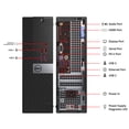 thumbnail image 3 of Dell Optiplex 7040 Tower Desktop Computer PC New 24 inch Screen Intel Core i5 6500@3.4GHz 32GB DDR4 RAM 1TB SSD Windows 10 Home USB Keyboard Mice WiFi Refurbished(2015 Model), 3 of 3