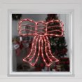 thumbnail image 3 of Northlight Lighted Bow Window Silhouette Christmas Decoration - 14" - Red Lights, 3 of 6