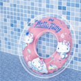 thumbnail image 2 of 1pc Hello Kitty Pattern Swimming Ring, Cartoon Inflatable Swimming Ring - Suitable For Summer Beach, Pool Party And Water Sports Training, 2 of 5