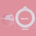 thumbnail image 2 of 1 Piece Leakproof Rubber Seals Rings for Glass Jars, Airtight Silicone Replacement Gasket, Silicone Gasket Sealing Rings for Mason Jars, Elastic and Fits Most Sizes, 2 of 7