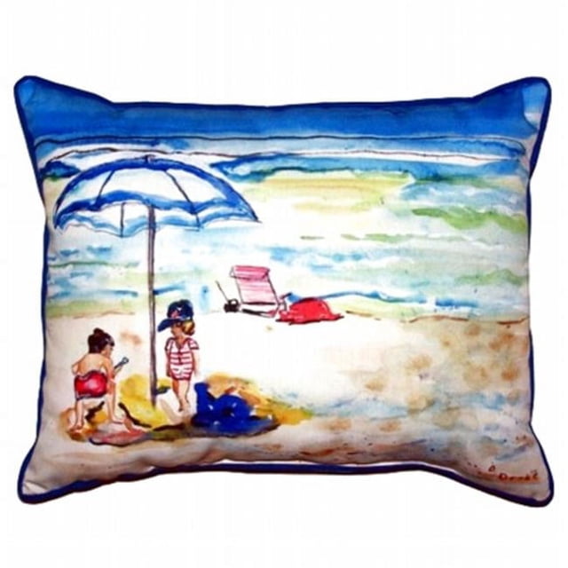 Betsy Drake HJ391 Oreiller Grand pour Enfants à la Plage Intérieur et Extérieur