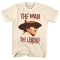 thumbnail image 1 of John Wayne Icons Man/Legend Adult Short Sleeve T Shirt, 1 of 2