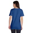 thumbnail image 3 of Inkmeso T-Shirt Basique à Col Rond pour Femmes, Manches Courtes, Coupe Régulière, Long Tee, Haut d'Entraînement, 3 of 8