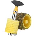 thumbnail image 2 of Goodcook Touch Stainless Steel Pineapple Slicer, handheld, black yellow and silver, 2 of 4