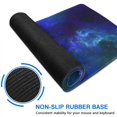 thumbnail image 2 of Experience Immersive Gaming with our Large, Dazzling Galaxy Mouse Pad. Non-Slip Rubber Base & Stitched Edges for Precision Control. Transform Your Desk into a Gaming Oasis - 31.5x11.8in., 2 of 7