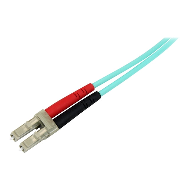 Multimode Duplex Aqua OM4 Câble de Raccordement Fibre Optique LC à LC (450FBLCLC2) - Câble Réseau - LC (M) à LC Multimode (M) - 2 M - Fibre Optique - - 50 / 125 Microns - -