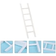 thumbnail image 2 of MasteelfCA 2Pcs Wooden Ladder Adornment Simulated Furniture Model Chic Photo Prop White, 2 of 7
