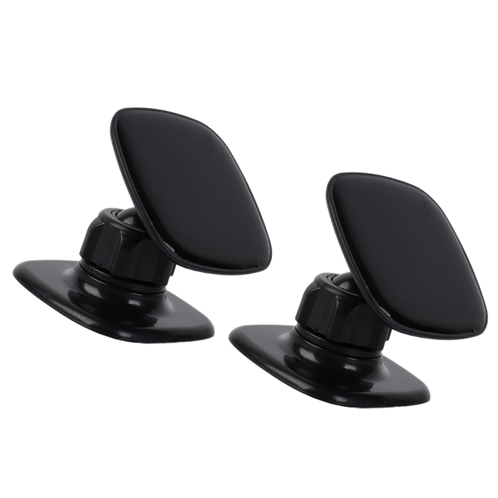 WRISTBIQUE 2Set Phone Holder for Car ABS Black with Universal Rotation for Driving
