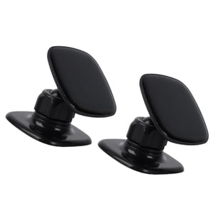 WRISTBIQUE 2Set Phone Holder for Car ABS Black with Universal Rotation for Driving