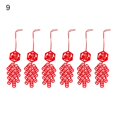 thumbnail image 2 of 1 Set Chinese Knot Decor Waterproof Auspicious Sign Bright Color Good Fortune Red Knot Pendant for Chinese New Year, 2 of 8