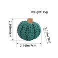 thumbnail image 2 of Desktop Decor Mini Knit Pumpkins Set Of 5 Autumn Bowl Filler Decorative Pumpkins For Table Orange Tiered Tray Decor Hostess Gift For Thanksgiving Coffee Table Fall, 2 of 3