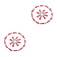 thumbnail image 2 of Ruiboury 100pack/lot Stand Out Unique Tassel DIY Tassel Accessory For Keychain Gifts pink-Silver 2Set, 2 of 6