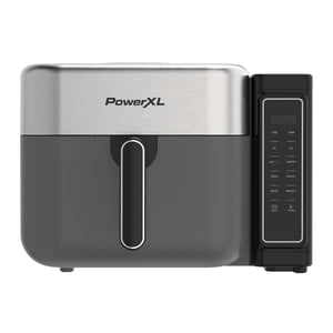 PowerXL™ 8 Quart AIRMAX™ Air Fryer Oven with 6 Pre-Sets, Two Tier Compact Design Refurbished Excellent Condition