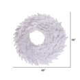 thumbnail image 4 of Vickerman Vickerman Couronne en Sapin Blanc de 48 Pouces 480T - K160348, 4 of 4