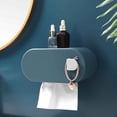 thumbnail image 4 of Commercial Toilet Paper Dispenser Wall-Mounted Home Living Room Creative Punch-Free Tissue Box Kitchen Toilet Storage Box Wall-Mounted Paper Box Wall Mounted Storage Box, 4 of 4