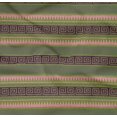 thumbnail image 4 of oneOone Organic Cotton Poplin Twill Fabric Chevron & Greek Key Block Printed Craft Fabric BTY 42 Inch Wide, 4 of 4