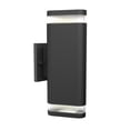 thumbnail image 1 of Artika Trygon Modern Outdoor Wall Light, Black, 1 of 7