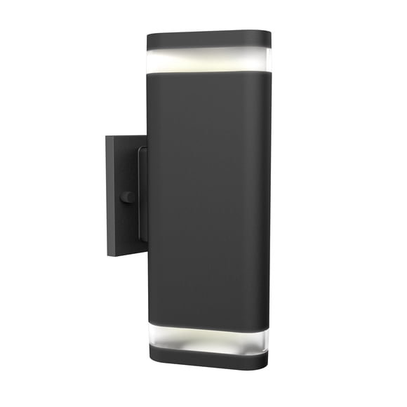 Artika Trygon Modern Outdoor Wall Light, Black