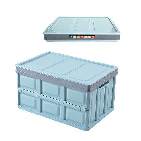 Amzcrzy Storage and Organization Storage Storage 30L Thickened Car Folding Storage Box Large Capacity Easy Carry Storage Box Home Storage Organization and Storage Storage Container Storage Bins
