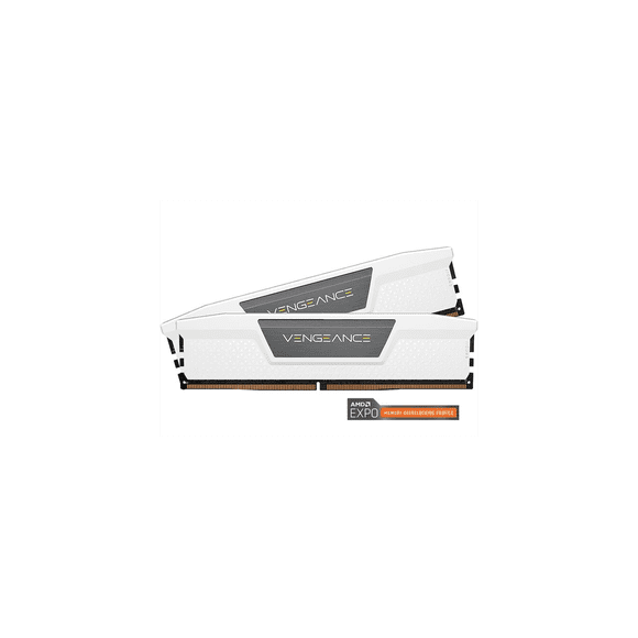 CORSAIR Vengeance 64GB (2 x 32GB) 288-Pin PC RAM DDR5 6000 (PC5 48000) Desktop Memory Model CMK64GX5M2B6000Z30W
