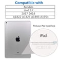 thumbnail image 1 of 2PCS Glass Screen Protector Tablet Case for IPad Air Pro 10th Generation 10.9 11 10.2 Inch 2022 I Pad 10 9 8 7 Gen Mini 6 Cover ipad 9.7 2017 2018, 1 of 6