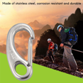 thumbnail image 4 of 6PCS Boat Marine Stainless Steel Egg Shape Spring Snap Hook Clips Quick Carabiner Outdoor Buckle, 4 of 8