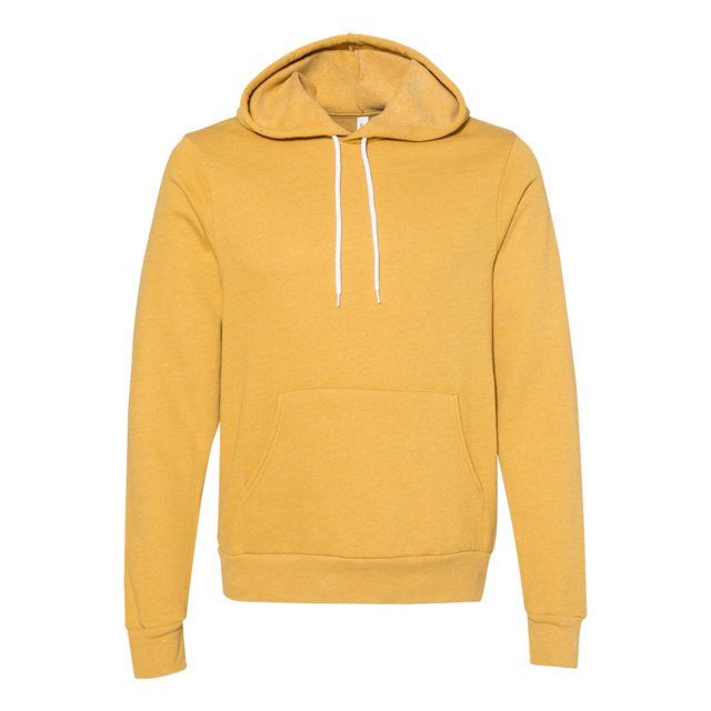 Bella Canvas 3719 Unisex Poly-Cotton Fleece Pullover Hoodie, XS