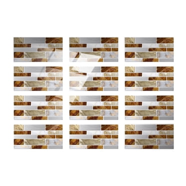 Leutsin Imitation Wall Tiles Crystal Film Tile Sticker Adhesive Floor Sticker Hot