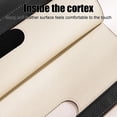 thumbnail image 3 of Magnetic A4 Document Bag Waterproof PU Leather Tablet File Organizer with Secure Closure for Office Work, School, and Business Professionals Hzhnb | Pu, Black, 3 of 8