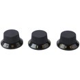 thumbnail image 2 of Guitar Knobs, 3 PCS Clear Lettering Guitar Potentiometer Knobs Electric Guitar Volume Control Knob Replacement For Electric Guitar Bass, 2 of 8