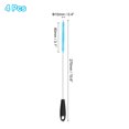 thumbnail image 2 of Uxcell Drinking Straw Cleaner Brush, 4 Pcs 10.6" Long Reusable Straw Brush, Pipe Cleaners (Blue), 2 of 7