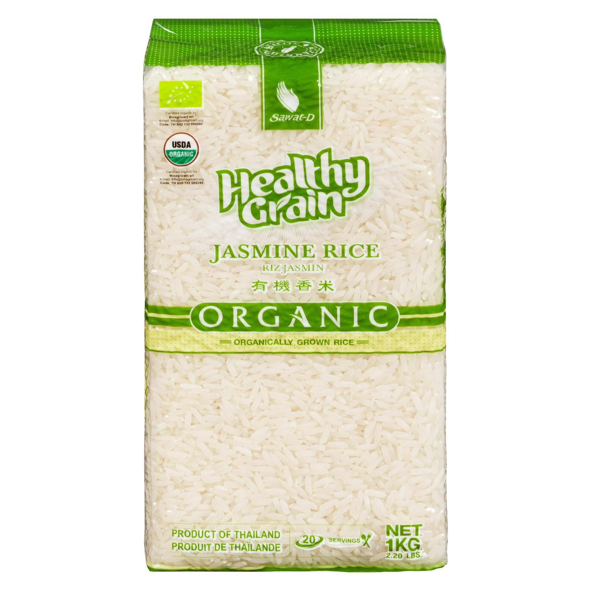Sawat-D Healthy Grain Riz Jasmin Biologique