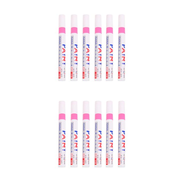 relayinert 6piece Paint Marker Pen Set Easy To On Any Surface Waterproof And Quick Drying Marker Pens rose hermosa 2Set