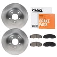 thumbnail image 1 of MAX Advanced Brakes - Front Brake Kit For 2020-2023 Cadillac CT5| Carbon Ceramic Brake Pad and Rotor Kit| Daily Driving OE Replacement Brake Rotors, 1 of 9