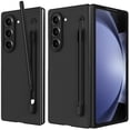 thumbnail image 1 of For Samsung Galaxy Z Fold 5 Slim Matte PC Shockproof Phone Cases With S Pen - Black, 1 of 1