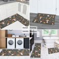 thumbnail image 2 of Stunning Non-Slip Red Mushroom Kitchen Rugs & Mats, Set of 2, Cushioned for Extra Comfort - Enhance Your Kitchen, Sink, Laundry, Bathroom with Boho Decor - Sizes 17x30 & 17x47 inches, 2 of 7