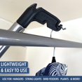 thumbnail image 5 of EVERSPROUT Utility Hook | Installing and Hanging String Lights, Bird feeders, Reaching High Places | Lightweight, Fits on 3/4 inch Acme Thread Pole Tips (Hook Only, No Pole), 5 of 5