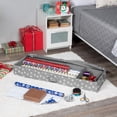 thumbnail image 4 of Wrapping Paper Storage Container - Fits up to 27 Rolls 1 3/8” Diam. - Underbed Gift Wrap Organizer Bags, Wrapping Paper Rolls, Ribbon, and Bows - Under Bed- Durable Material 600D - Up to 40” Rolls, 4 of 4
