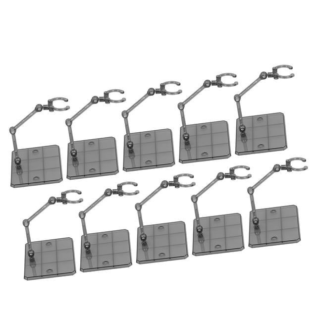 Figure Model Stand, 10 Pcs Figure Model Stand High Stability Figure Display Holder Base Model Display Stand for 6inch Action Figures