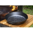 thumbnail image 2 of Lodge 12 Inch Dual Handle Grill Basket, 2 of 3