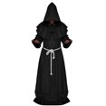 thumbnail image 1 of LHJ Robe de Moine Robe de Prêtre Costume de Cosplay d'Halloween Cape, 1 of 4
