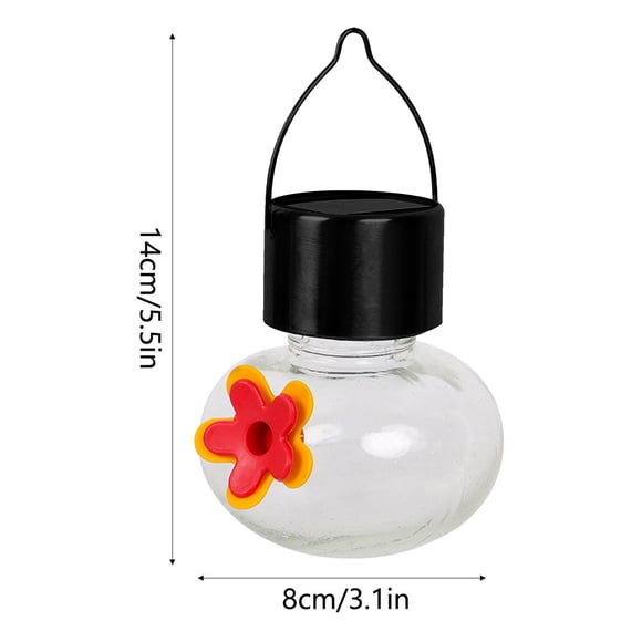 Vwrxbz Solar Hanging Light Outdoor Waterproof LED Small Chandelier Garden Light Decoration