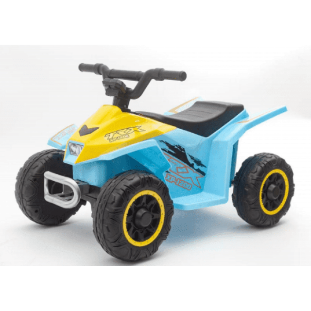 Bruce&Shark Ride On ATV, Mini Off-Road Battery Powered Quad for Kids, Anti-Slip Wheels, 4-Wheeler Electric Ride On Toy Car for Toddlers