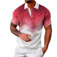 thumbnail image 2 of EGNMCR T-Shirts pour Homme Survêtement d'Été pour Hommes Tenues Courtes Mode Chemise Décontractée à Manches Courtes Chemise à Manches Courtes Col Rabattu Blouse et Chemise Cadeaux pour Hommes, 2 of 5