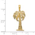 thumbnail image 2 of Pendentif Palmier en Or Jaune 14K, 2 of 2