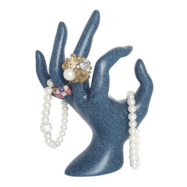 ziyahi Hand Model Bangle Jewelry Stand OK Hand Resin Jewelry Stand Firm Durable Mannequin Hand Display Rack No.3